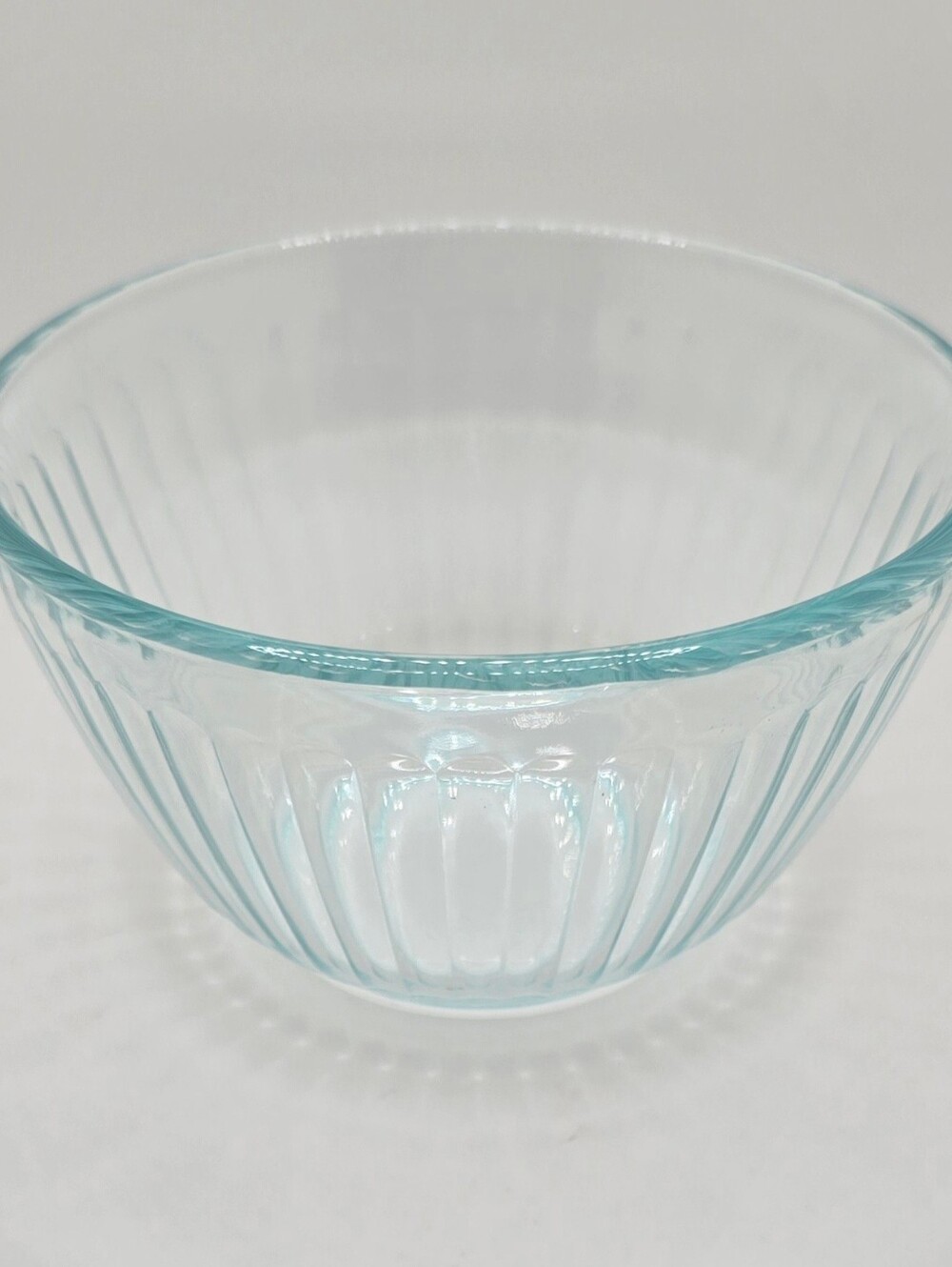 Pyrex 7401-S Aqua Tint Clear Ribbed Replacement Mixing Bowl Glass 3 Cup 750ml